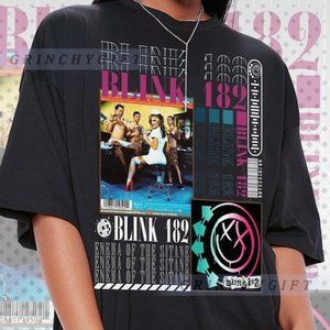 Retro Blink-182  Vintage Bootleg Inspired Tee shirt, Graphic Unisex Tee Blink-18